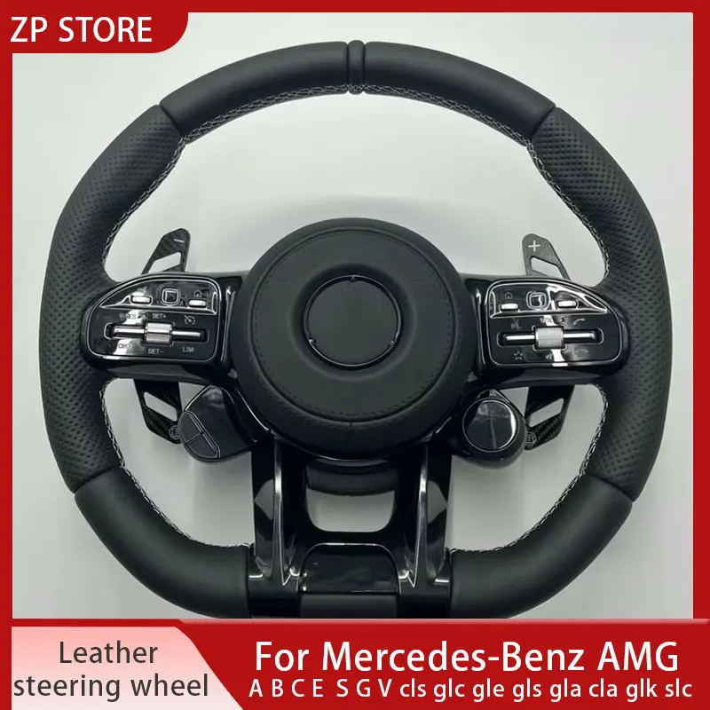 For Mercedes Benz handle W205 W213 W222 X290 W463 CLA C118 C63 AMG GT custom leather carbon fiber steering wheel assembly
For Mercedes Benz handle W205 W213 W222 X290 W463 CLA C118 C63 AMG GT custom leather carbon fiber steering wheel assembly
