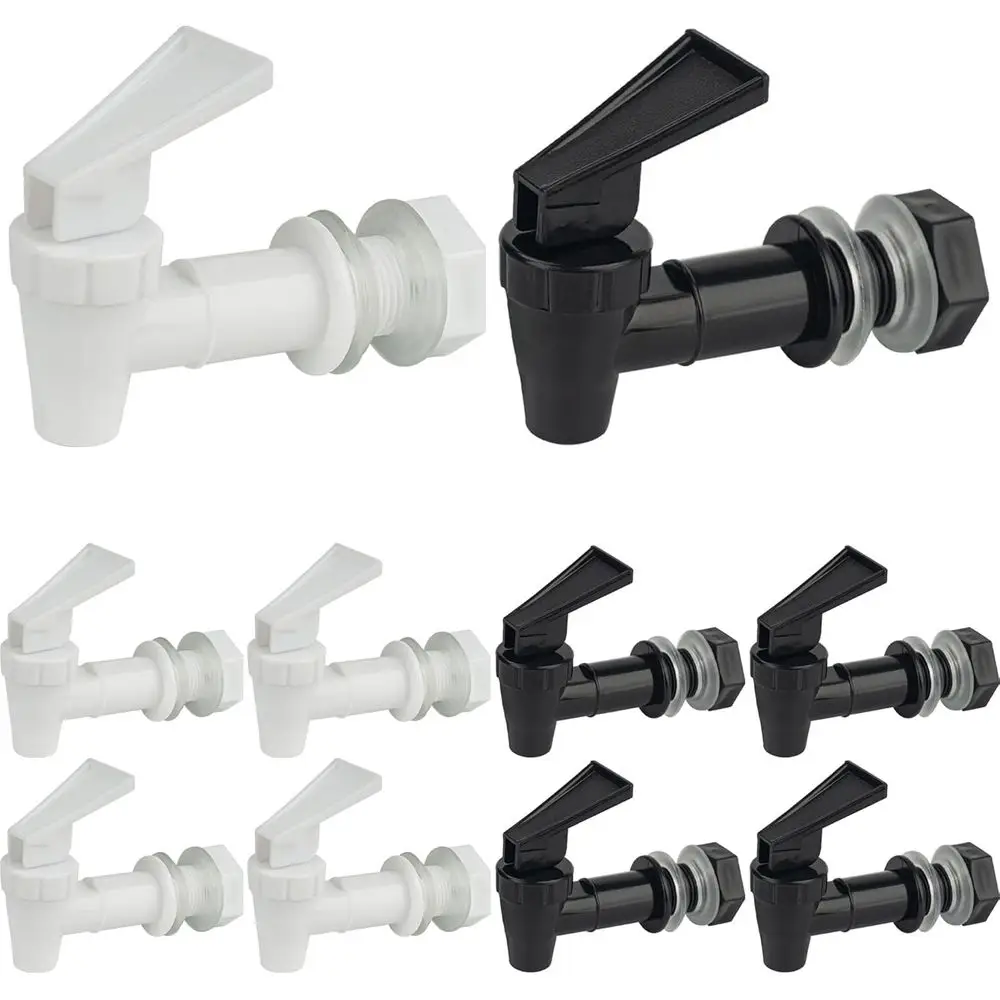 10-Set Replacement Cooler Aerator, Reusable Plastic Tap, Beverage Dispenser Components, Outdoor Water Jug Tap Tapes (Black & Whi
10-Set Replacement Cooler Aerator, Reusable Plastic Tap, Beverage Dispenser Components, Outdoor Water Jug Tap Tapes (Black & Whi
