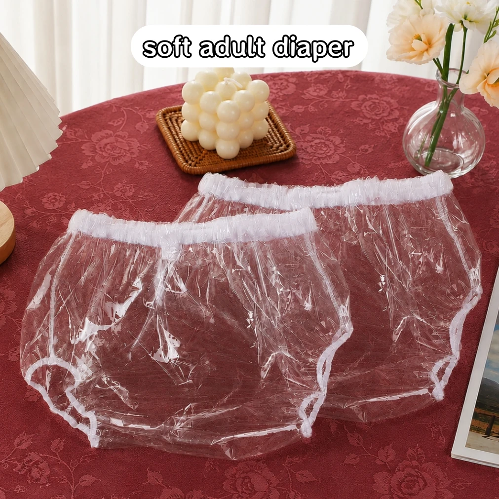 Reusable Clear TPU Adult Diaper Pants Waterproof Plastic Panties for Elderly Disabled Leak-proof Adult Nappy Cover 2Pcs
Reusable Clear TPU Adult Diaper Pants Waterproof Plastic Panties for Elderly Disabled Leak-proof Adult Nappy Cover 2Pcs