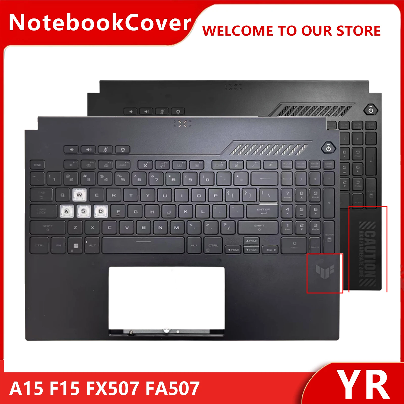 A+ For ASUS TUF Gaming A15 F15 FX507 FA507(2023) Palmrest With keyboard/Bottom Case
A+ For ASUS TUF Gaming A15 F15 FX507 FA507(2023) Palmrest With keyboard/Bottom Case