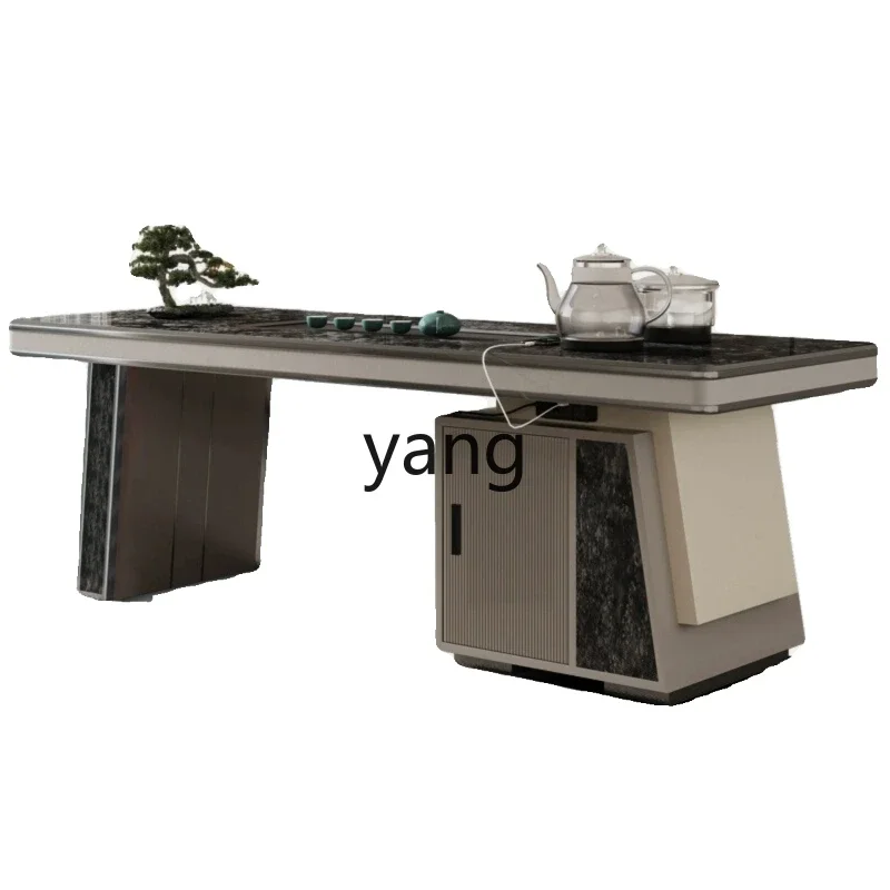 LCX black rock board business high-end office tea leisure integrated large tea table and chair combination
LCX black rock board business high-end office tea leisure integrated large tea table and chair combination