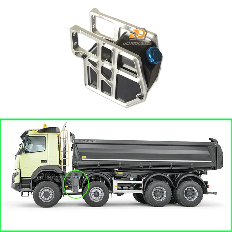 Metal Urea Tank Upgrade Decoration for 1/14 Tamiya RC Truck Trailer Tipper Scania MAN Benz Actros Volvo Car Diy Parts
Metal Urea Tank Upgrade Decoration for 1/14 Tamiya RC Truck Trailer Tipper Scania MAN Benz Actros Volvo Car Diy Parts