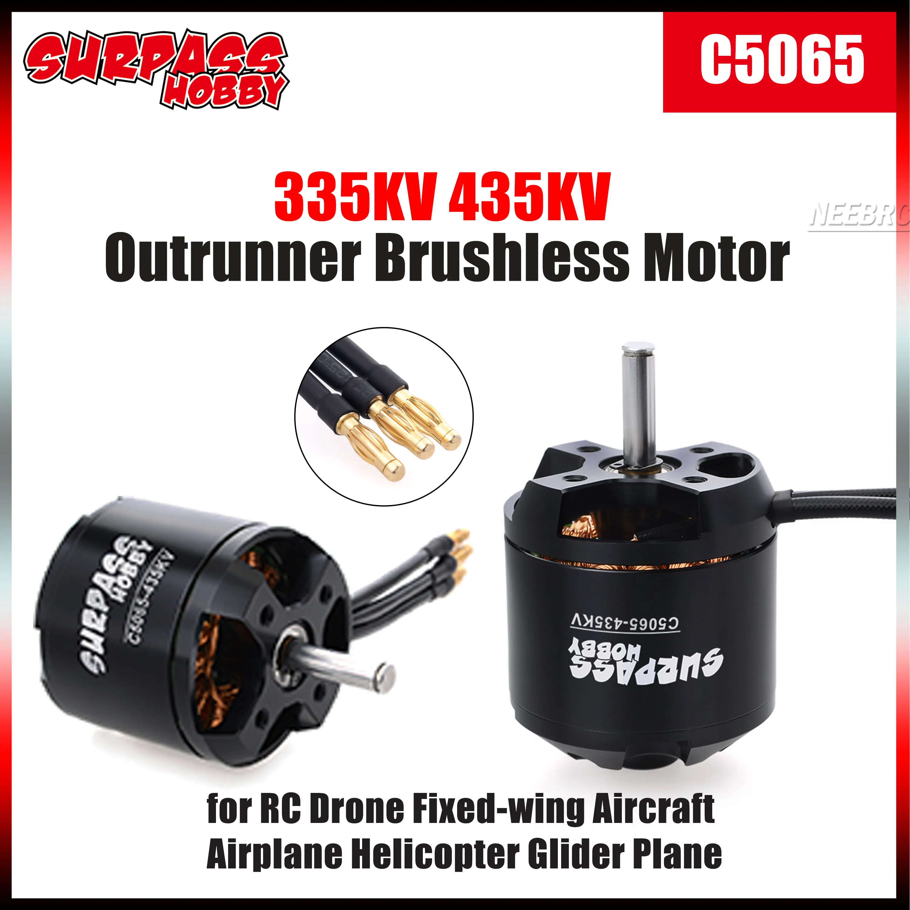 Бесколлекторный мотор SURPASS HOBBY C5065 335KV 435KV для радиоуправляемых дронов, самолетов, вертолетов, планеров и других летательных аппаратов
Бесколлекторный мотор SURPASS HOBBY C5065 335KV 435KV для радиоуправляемых дронов, самолетов, вертолетов, планеров и других летательных аппаратов