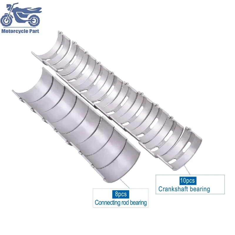Motorcycle Crankshaft Tile & Connect Rod Bearing Set STD +25 +50 +75 +100 For Suzuki GSXR 600 GSXR600 GSX-R600 2001-2017 2018
Motorcycle Crankshaft Tile & Connect Rod Bearing Set STD +25 +50 +75 +100 For Suzuki GSXR 600 GSXR600 GSX-R600 2001-2017 2018
