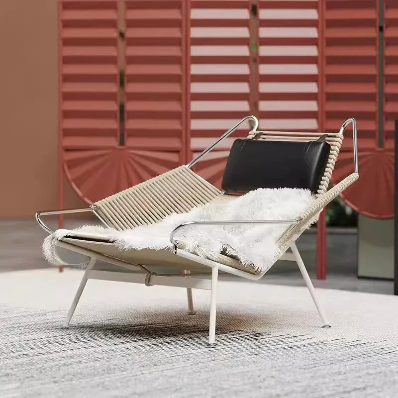 Flag rope chair medieval wabi wind leisure chair art designer single chai Internet celebrity modern rope recliner
Flag rope chair medieval wabi wind leisure chair art designer single chai Internet celebrity modern rope recliner