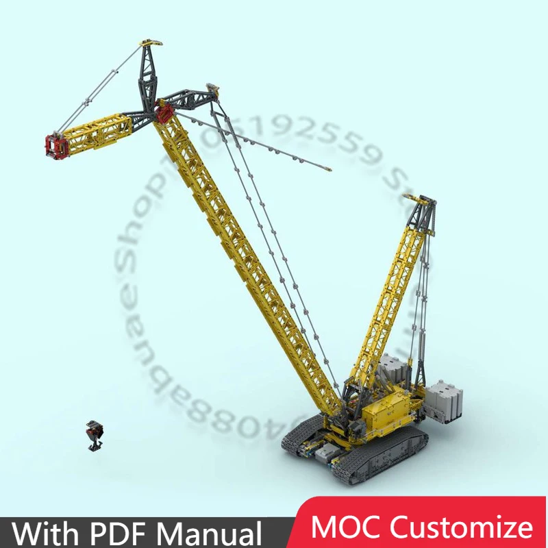 3952 детали: Скоростной спортивный автомобиль Liebherr LR 13000 SDWVB (2x42146) MOC, модульный конструктор для самостоятельной сборки, подарок
3952 детали: Скоростной спортивный автомобиль Liebherr LR 13000 SDWVB (2x42146) MOC, модульный конструктор для самостоятельной сборки, подарок