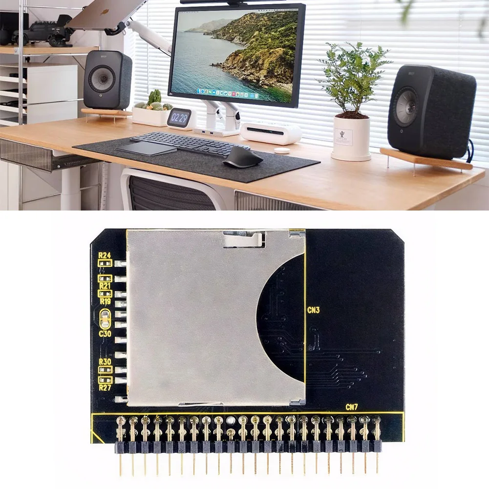 SD Card To 2.5 Inch IDE Adapter SD 2.0 Converter 44P Male Adapter Converter To Laptop HDD 44 Pin Male PATA Port
SD Card To 2.5 Inch IDE Adapter SD 2.0 Converter 44P Male Adapter Converter To Laptop HDD 44 Pin Male PATA Port