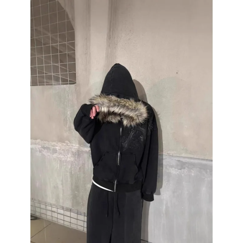 Осенне-зимние женские худи Y2K в стиле Харадзюку с воротником из искусственного меха, графические, в стиле хип-хоп, панк, готика, на молнии, новинка 2026 года
Осенне-зимние женские худи Y2K в стиле Харадзюку с воротником из искусственного меха, графические, в стиле хип-хоп, панк, готика, на молнии, новинка 2026 года