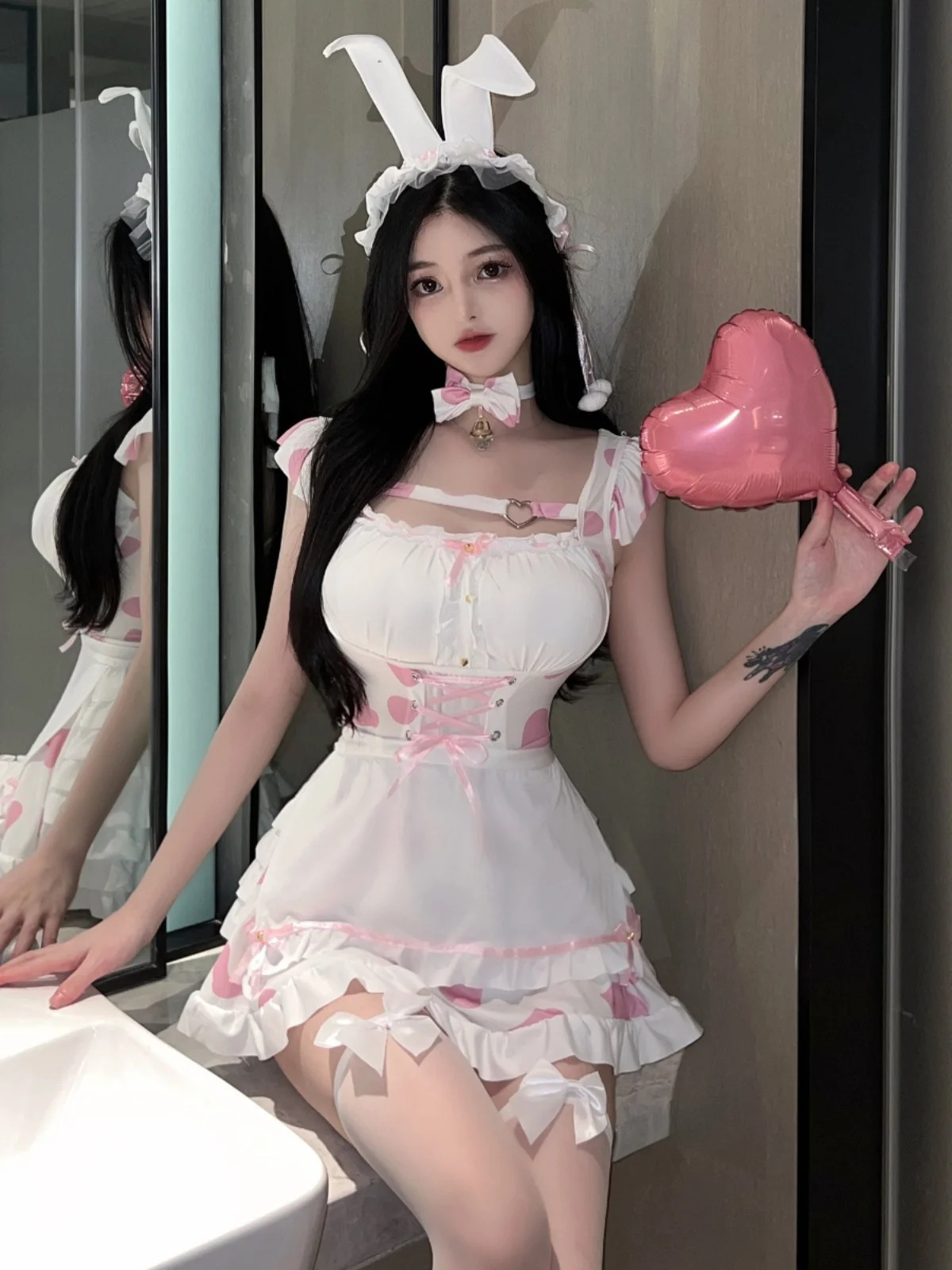 Sexy School Girl Costume Dr Rabbit Girl Role Play Maid orm ort Sve A-Line Skirt Low Waist Pure Desire Sle Dr
Sexy School Girl Costume Dr Rabbit Girl Role Play Maid orm ort Sve A-Line Skirt Low Waist Pure Desire Sle Dr