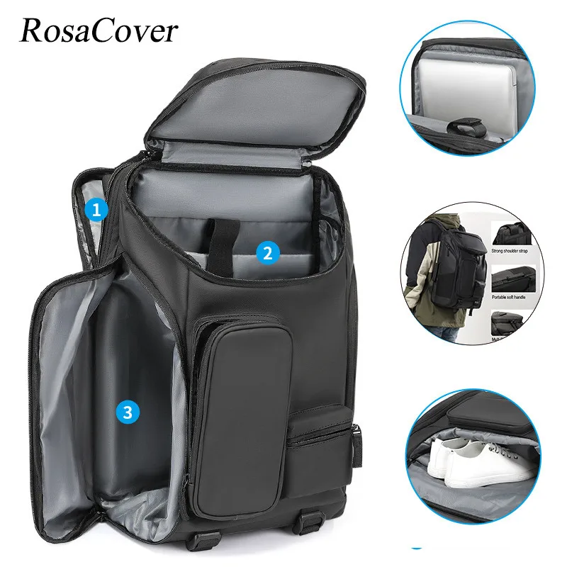 17.3 inch Laptop Travel Multifunctional Waterproof Large Capacity School Bags Camping Oxford Usb Charging Rucksack Men Mochilas
17.3 inch Laptop Travel Multifunctional Waterproof Large Capacity School Bags Camping Oxford Usb Charging Rucksack Men Mochilas