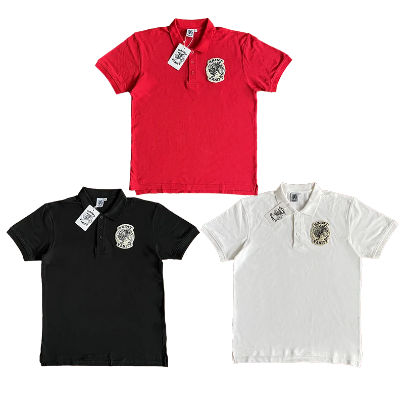 Saint Vani Embroidered Logo Cotton T-irt Men's Breathable ort Sve Summer Fre Sle Casual round Ne T-irt
Saint Vani Embroidered Logo Cotton T-irt Men's Breathable ort Sve Summer Fre Sle Casual round Ne T-irt