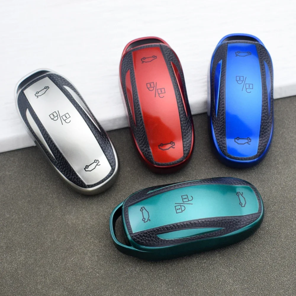 TPU Leather Car Smart Key Fob Protector Cover for Tesla Model Y Model 3 Model X Model S Car Key Case Holder Keychain Accessories
TPU Leather Car Smart Key Fob Protector Cover for Tesla Model Y Model 3 Model X Model S Car Key Case Holder Keychain Accessories