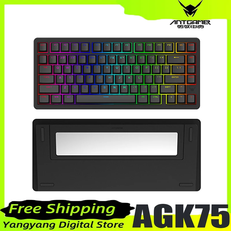 Магнитная клавиатура Antgamer Agk75, механическая клавиатура, алюминиевый сплав, Bluetooth, три режима, игровая клавиатура для ПК
Магнитная клавиатура Antgamer Agk75, механическая клавиатура, алюминиевый сплав, Bluetooth, три режима, игровая клавиатура для ПК