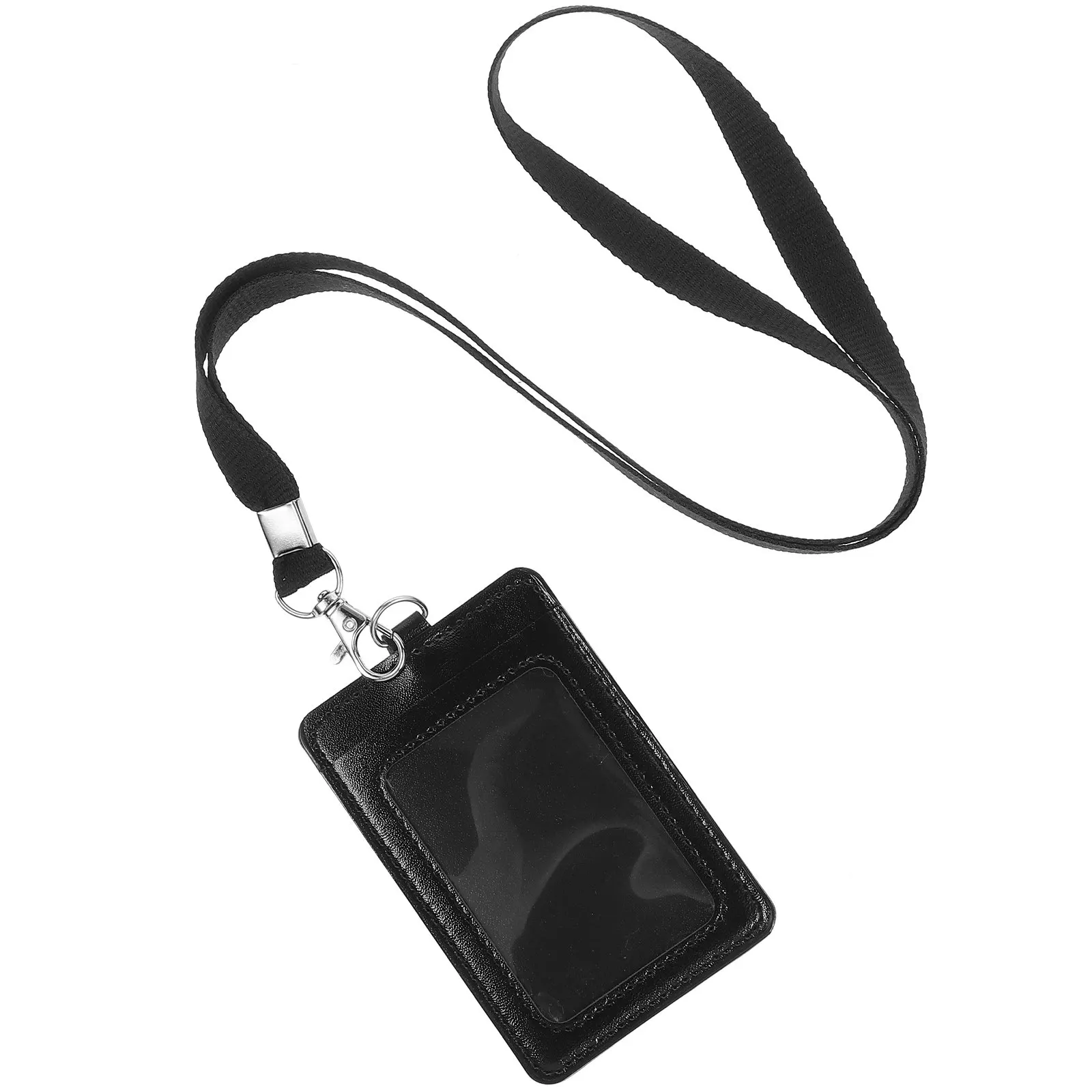 Vertical Black Badge Holder PU Id Holder Detachable Neck Strap Swivel Clip Business Card Pass Pouch Pass Pouch
Vertical Black Badge Holder PU Id Holder Detachable Neck Strap Swivel Clip Business Card Pass Pouch Pass Pouch