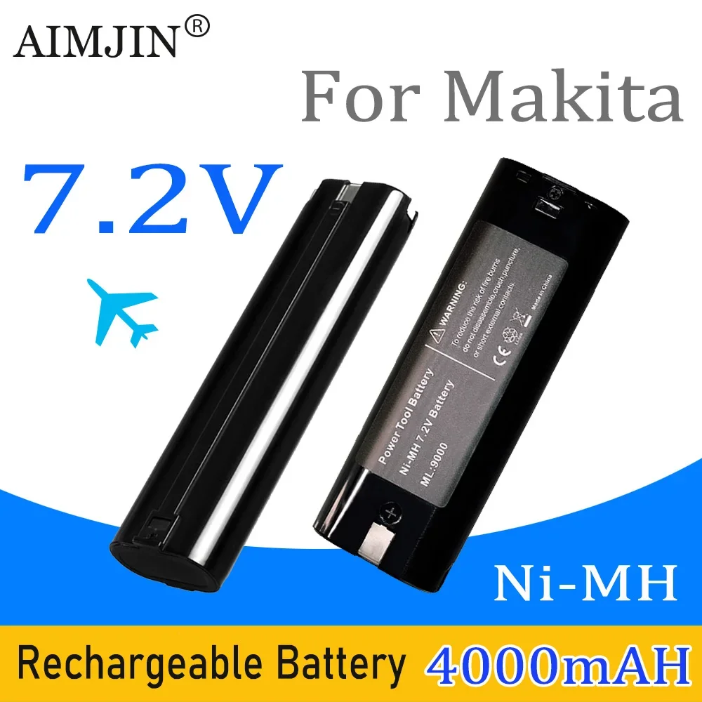 For Makita 7.2V 4000mAh Battery,Compatible 7000 7002 7033 191679-9 192532-2 192695-4 632002-4 632003-2 E Power Tool
For Makita 7.2V 4000mAh Battery,Compatible 7000 7002 7033 191679-9 192532-2 192695-4 632002-4 632003-2 E Power Tool