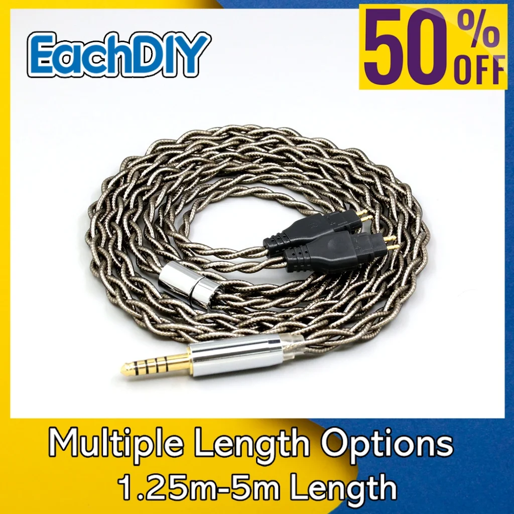 99% Pure Silver Palladium + Graphene Gold Earphone Cable For Sennheiser HD580 HD600 HD650 HDxxx HD660S2 HD58x HD6xx 8191
99% Pure Silver Palladium + Graphene Gold Earphone Cable For Sennheiser HD580 HD600 HD650 HDxxx HD660S2 HD58x HD6xx 8191