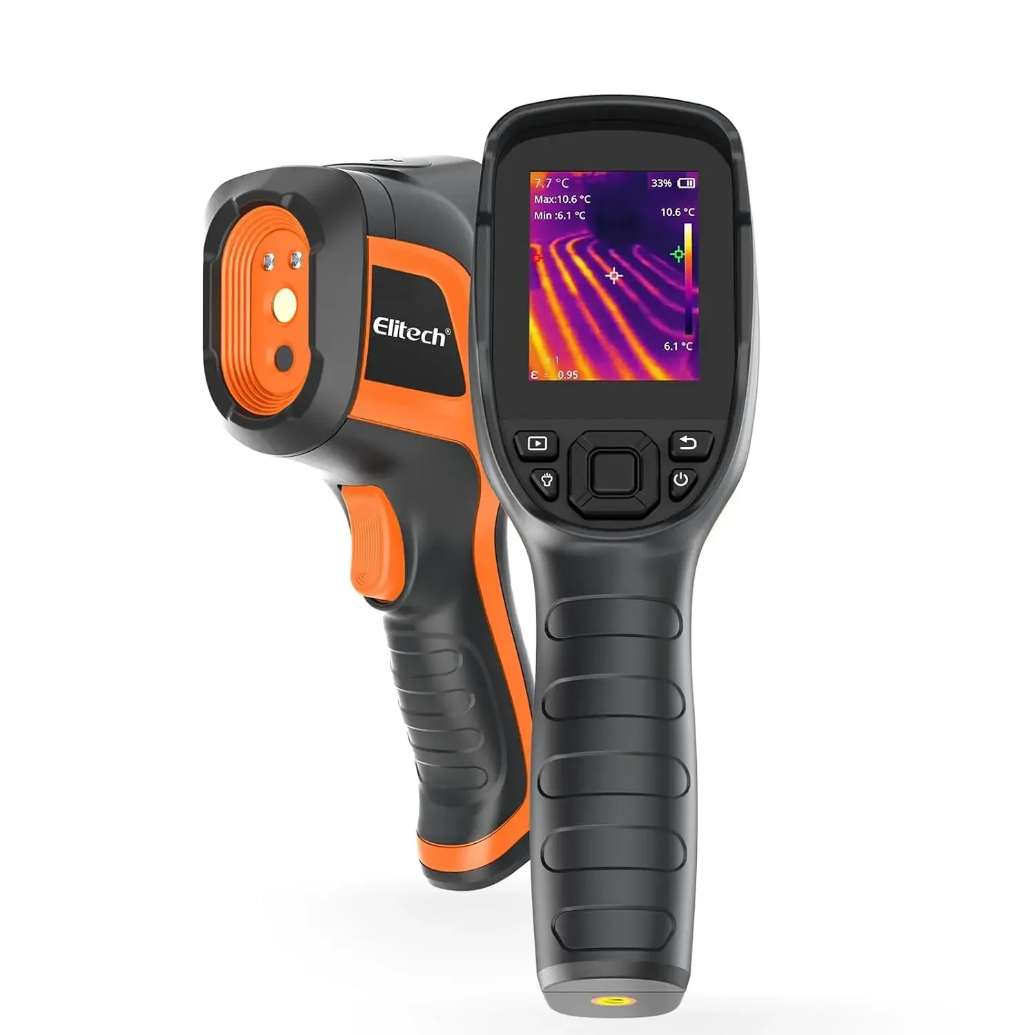 Elitech Thermal Imaging Camera 256 x 192 IR Resolution, Handheld Infrared Imager for Home Inspection & HVAC, Real-Time Video Rec
Elitech Thermal Imaging Camera 256 x 192 IR Resolution, Handheld Infrared Imager for Home Inspection & HVAC, Real-Time Video Rec
