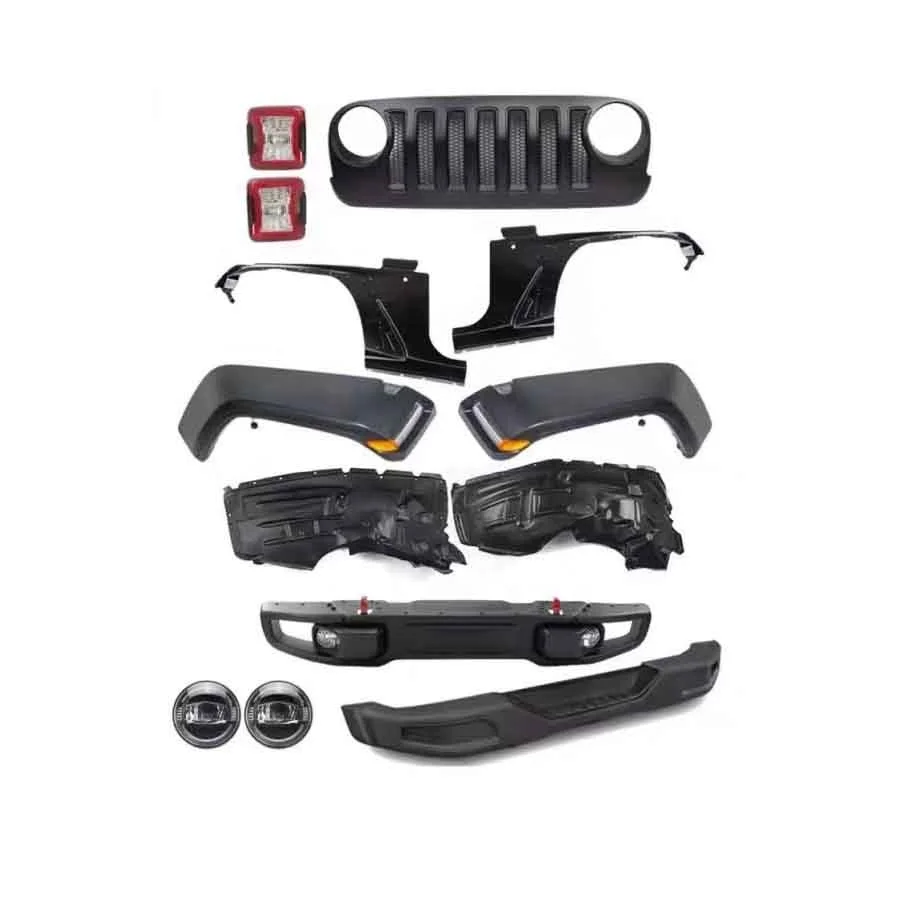 JL style auto parts for Jeep Wrangler JK 07+ body kits Grille Headlight Taillight Fender Flares
JL style auto parts for Jeep Wrangler JK 07+ body kits Grille Headlight Taillight Fender Flares