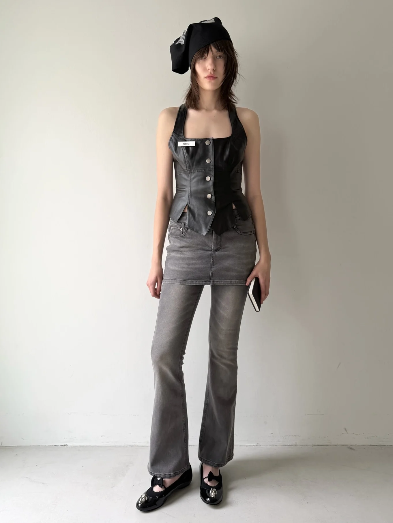 Джинсы-юбка Ay Waed Slim Fit Micro Flared: ретро-дизайн, джинсовая ткань, эластичный хлопок, осенняя коллекция для женщин
Джинсы-юбка Ay Waed Slim Fit Micro Flared: ретро-дизайн, джинсовая ткань, эластичный хлопок, осенняя коллекция для женщин