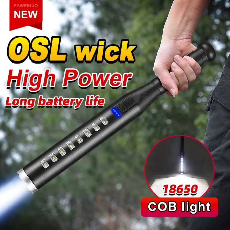 2023NEW Tactical Flashlight USB Rechargeable Tactical Baseball Flashlight Torch 18650 Waterproof Outdoor Hunting Camping Lantern
2023NEW Tactical Flashlight USB Rechargeable Tactical Baseball Flashlight Torch 18650 Waterproof Outdoor Hunting Camping Lantern