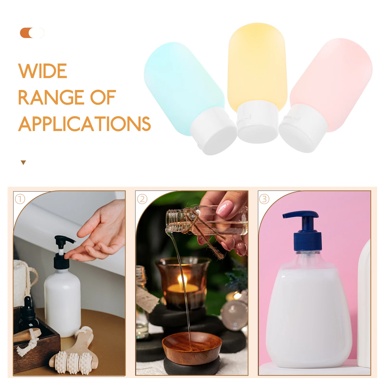 6 Pcs Skin Care Set 60ml PE Flocked Soft Squeezable Travel Bottles Refillable Lotion Shampoo Containers Leak Proof Toiletry
6 Pcs Skin Care Set 60ml PE Flocked Soft Squeezable Travel Bottles Refillable Lotion Shampoo Containers Leak Proof Toiletry