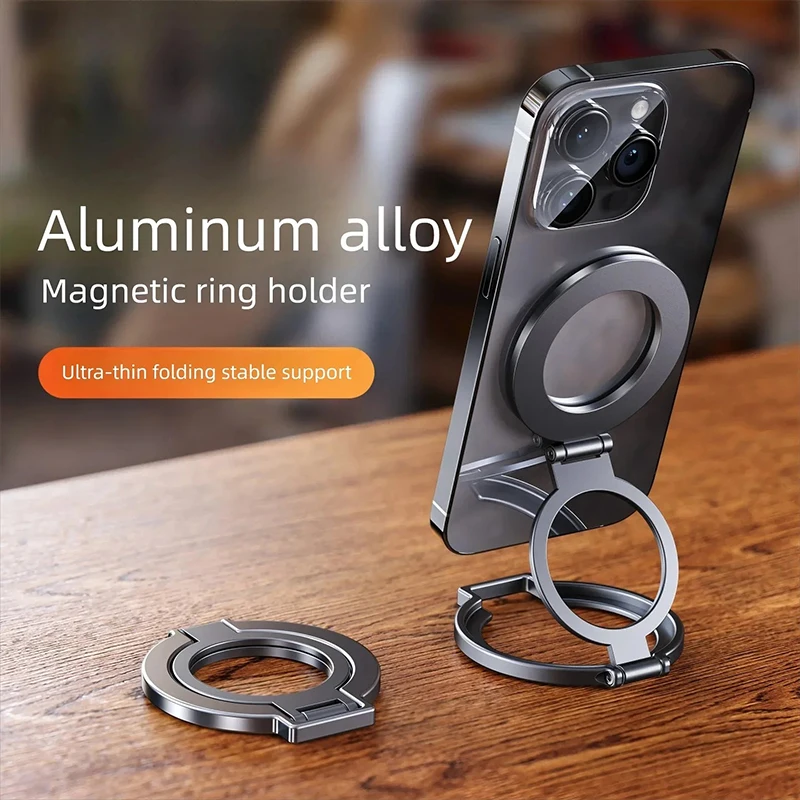 360° Rotation Magnetic Finger Ring Phone Holder Aluminum Alloy Foldable Cellphone Bracket For iPhone 17 16 15 14 13 12 Pro Max
360° Rotation Magnetic Finger Ring Phone Holder Aluminum Alloy Foldable Cellphone Bracket For iPhone 17 16 15 14 13 12 Pro Max