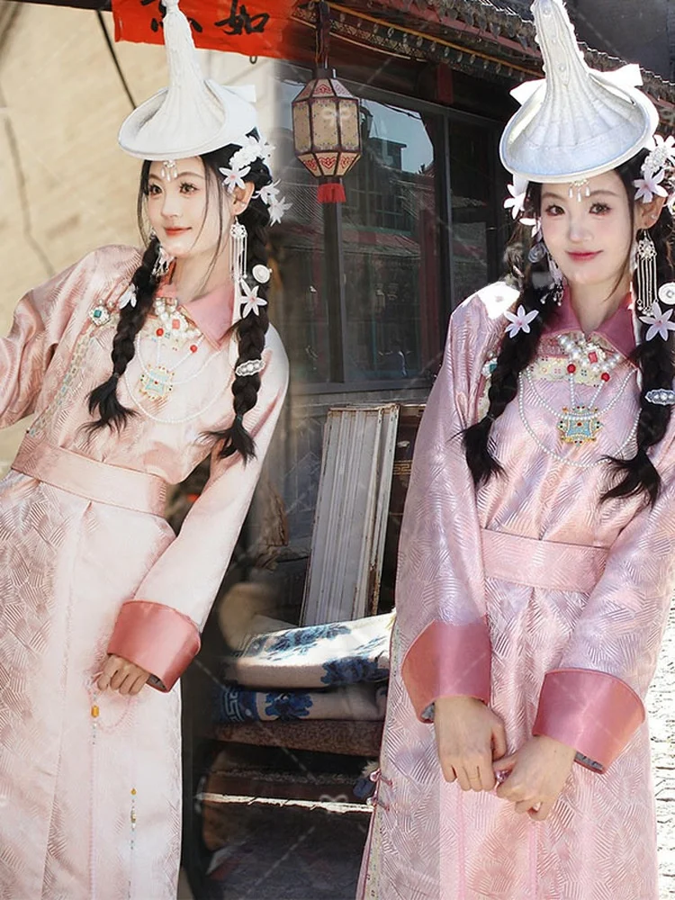 Mongolian Girl Long Heavy Work Stage Costume Ethnic Minority Travel Photography Studio Mongolian Robe Women's Traditional Wear
Mongolian Girl Long Heavy Work Stage Costume Ethnic Minority Travel Photography Studio Mongolian Robe Women's Traditional Wear