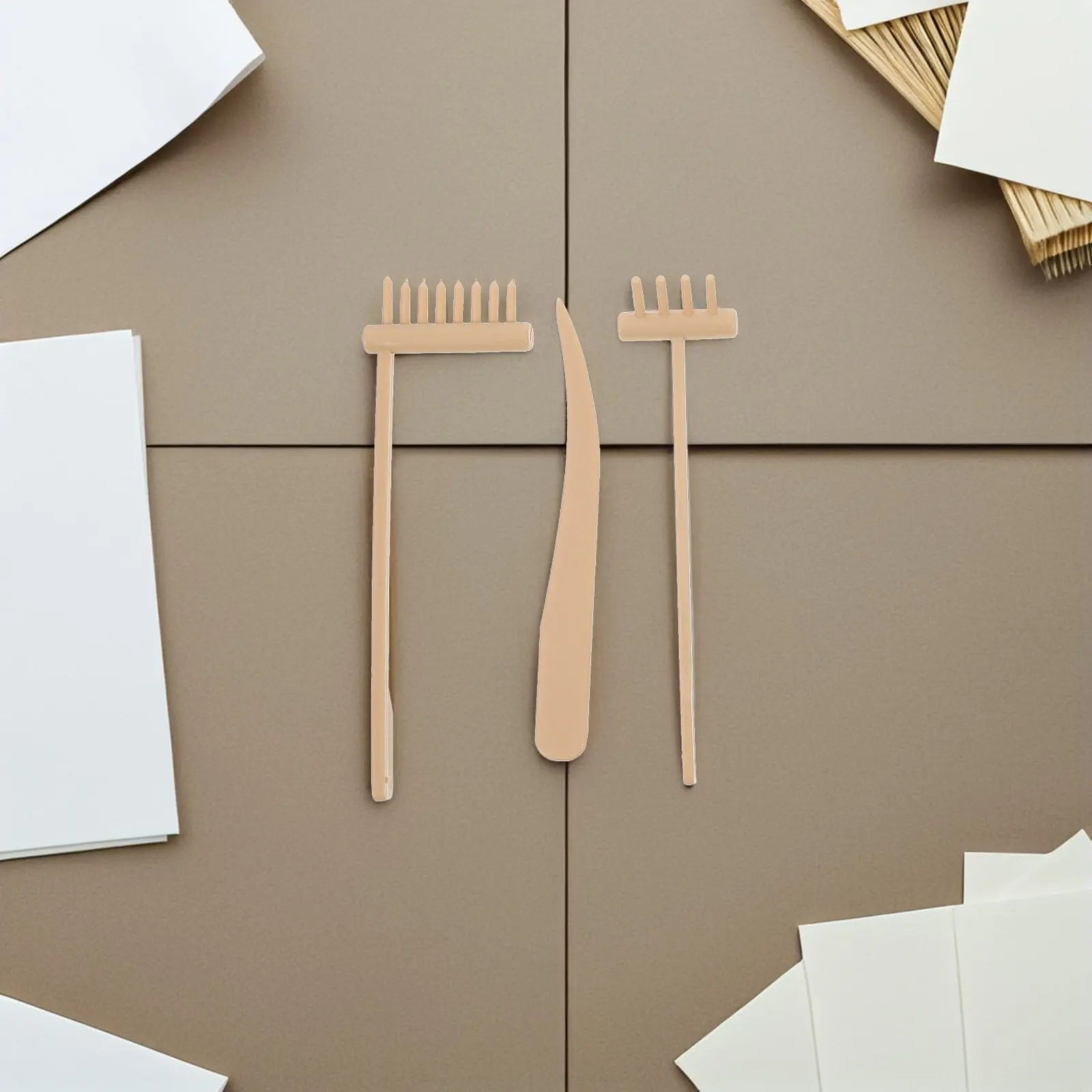 4Sets Mini Zen Garden Rake Kit Small Handheld Sand Rakes for Desk Sand Tray Accessories Tabletop Landscape Design Meditation
4Sets Mini Zen Garden Rake Kit Small Handheld Sand Rakes for Desk Sand Tray Accessories Tabletop Landscape Design Meditation