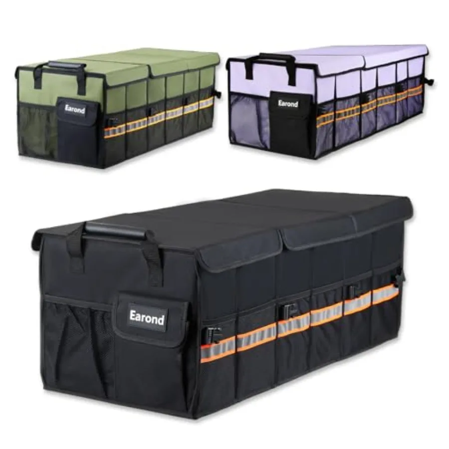 Car Trunk Organizer with Lid Collapsible Storage for SUV Sedan Jeep Black Multi Compartments Securing Straps
Car Trunk Organizer with Lid Collapsible Storage for SUV Sedan Jeep Black Multi Compartments Securing Straps