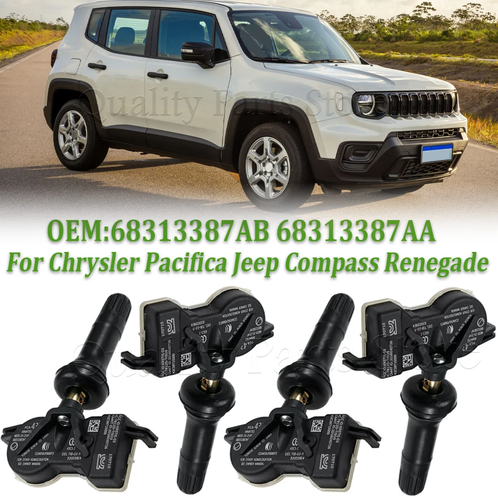 NEW TPMS 433MHz Tire Pressure Monitor Sensor System 68105280AF For Chrysler Pacifica Jeep Compass Renegade 68313387AB 53305555
NEW TPMS 433MHz Tire Pressure Monitor Sensor System 68105280AF For Chrysler Pacifica Jeep Compass Renegade 68313387AB 53305555