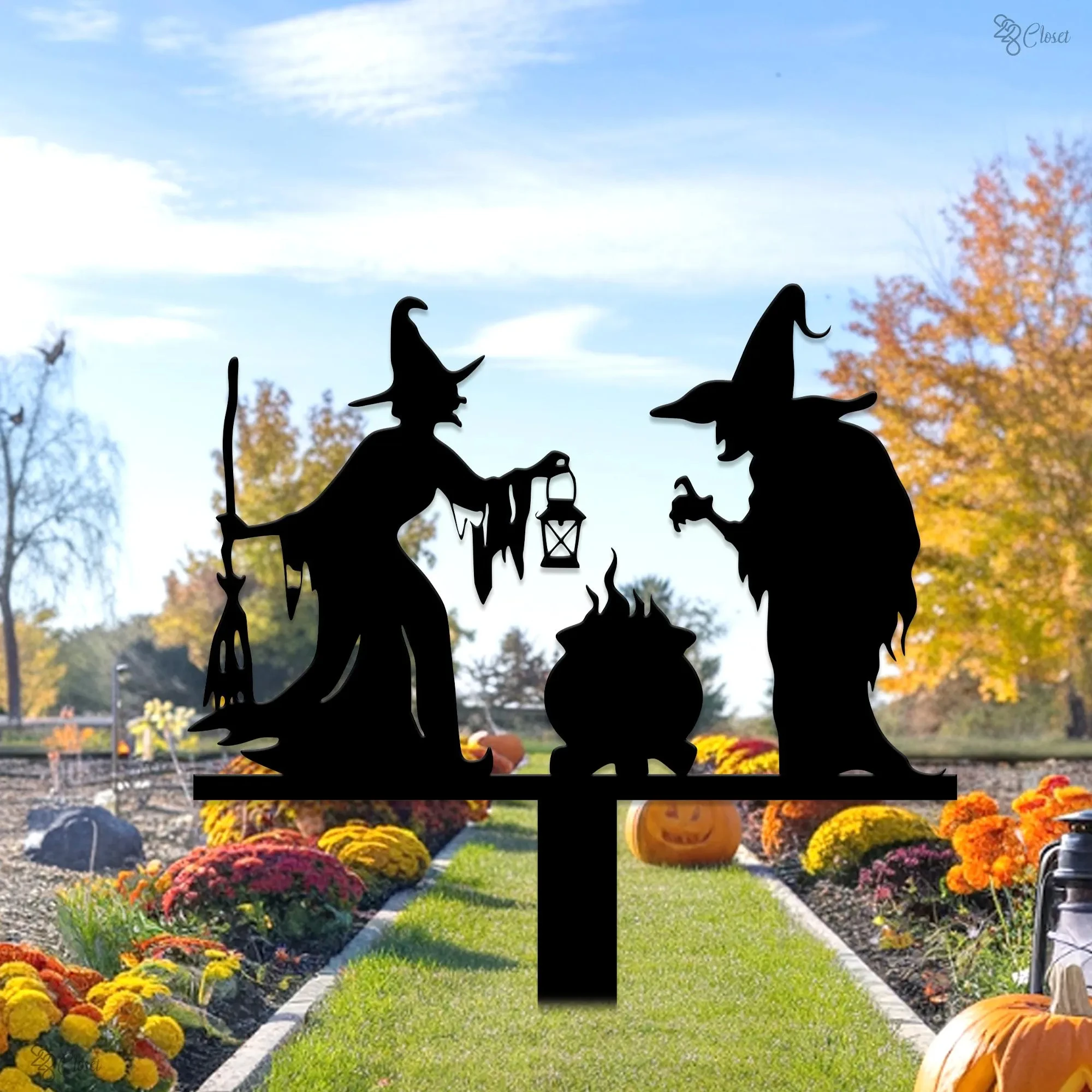Halloween Witch Yard Sign Metal Witch Cauldron Sign Outdoor Spooky Garden Decor Halloween Metal Garden Sign Spooky Witch Yard
Halloween Witch Yard Sign Metal Witch Cauldron Sign Outdoor Spooky Garden Decor Halloween Metal Garden Sign Spooky Witch Yard