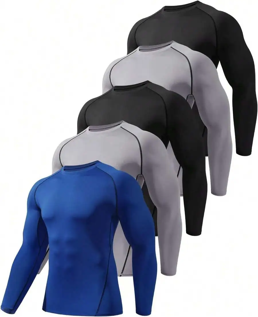 Mens Long Sleeve Compression Shirt Athletic Workout Baselayer
Mens Long Sleeve Compression Shirt Athletic Workout Baselayer