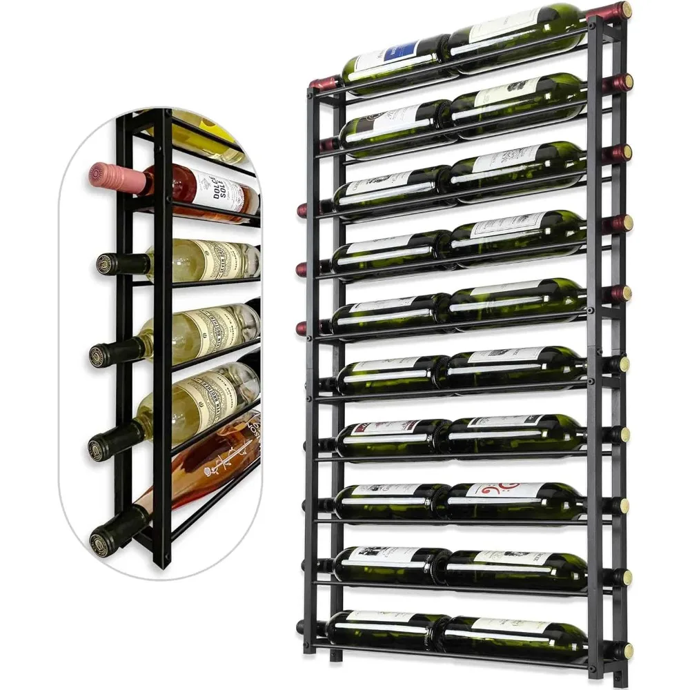 20 Bottles Display Hanging - Large Capacity Wine Storage for Wine Lovers, Bar Operators as Wine Cellar/B 
20 Bottles Display Hanging - Large Capacity Wine Storage for Wine Lovers, Bar Operators as Wine Cellar/B