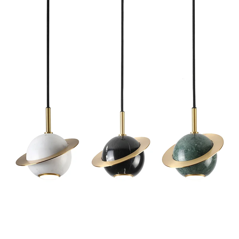 Nordic minimalist LED restaurant small chandelier bedroom bedside luxury bar table brass marble planet lamp
Nordic minimalist LED restaurant small chandelier bedroom bedside luxury bar table brass marble planet lamp