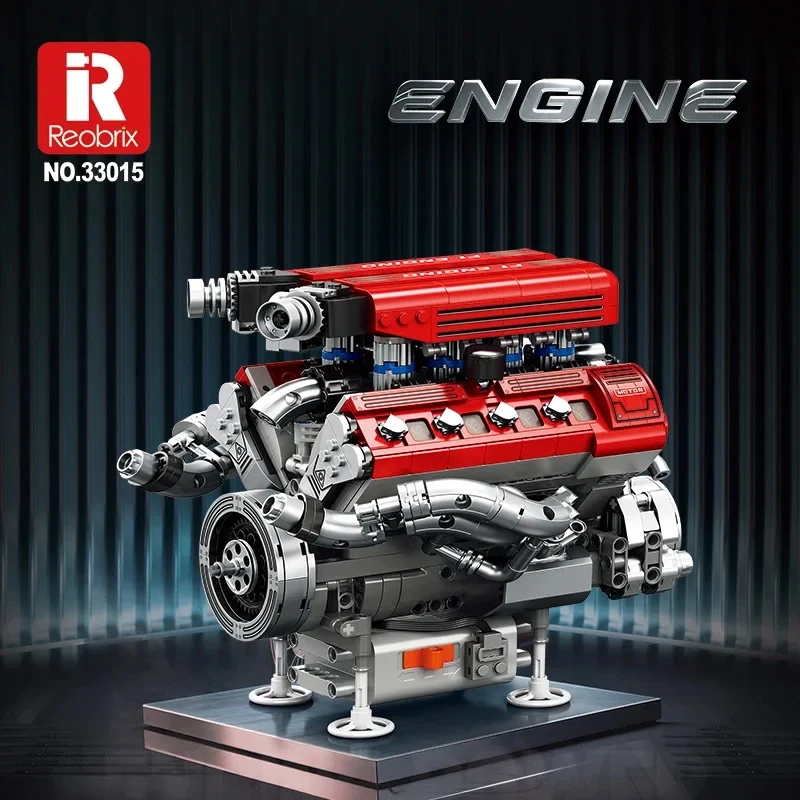 1101PCS Formula Racing Engine Building Blocks V8 Engine Model Technology Bricks Desktop Ornament Kids Holiday Gifts DIY Toys
1101PCS Formula Racing Engine Building Blocks V8 Engine Model Technology Bricks Desktop Ornament Kids Holiday Gifts DIY Toys
