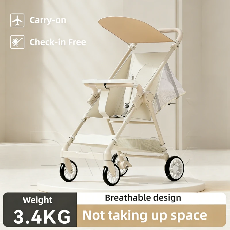 Lightweight Baby Stroller One-Click Foldable Stroller No Check-in Travel Stroller for Airplane with Silent Wheels Pocket Cart
Lightweight Baby Stroller One-Click Foldable Stroller No Check-in Travel Stroller for Airplane with Silent Wheels Pocket Cart