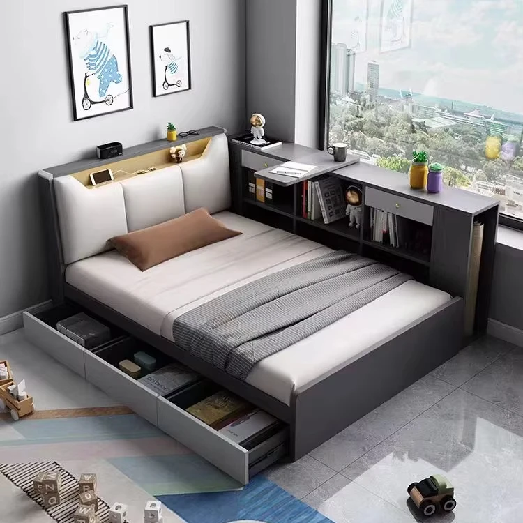 #@Factory Price Kid's Single Bed Children Double Bed Bedroom Set Durable Storage Kids Furniture MDF Furniture
#@Factory Price Kid's Single Bed Children Double Bed Bedroom Set Durable Storage Kids Furniture MDF Furniture