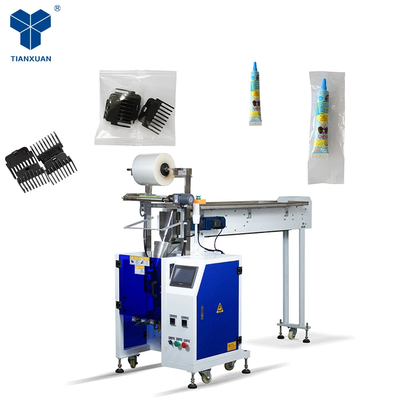 Vertical Semi-automatic Hardware Screw Spare Parts Counting Filling Sealing 4sides Bag Packing Machine for Small Business 300
Vertical Semi-automatic Hardware Screw Spare Parts Counting Filling Sealing 4sides Bag Packing Machine for Small Business 300
