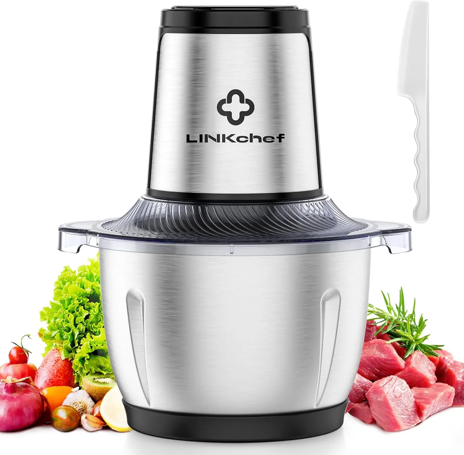 Food Processor Small, 6 Cup Food Chopper with Container, 1.5L 250W Electric Meat Grinder for Home Use, Stainless Steel Mini
Food Processor Small, 6 Cup Food Chopper with Container, 1.5L 250W Electric Meat Grinder for Home Use, Stainless Steel Mini