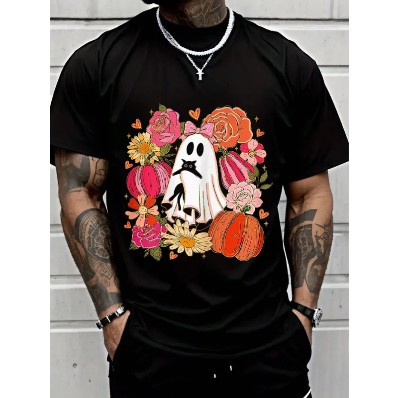 Костюмы на Хэллоуин, детская уличная мужская футболка в стиле хип-хоп, летняя повседневная хлопковая женская одежда с короткими рукавами, костюм для девочек, футболка
Костюмы на Хэллоуин, детская уличная мужская футболка в стиле хип-хоп, летняя повседневная хлопковая женская одежда с короткими рукавами, костюм для девочек, футболка