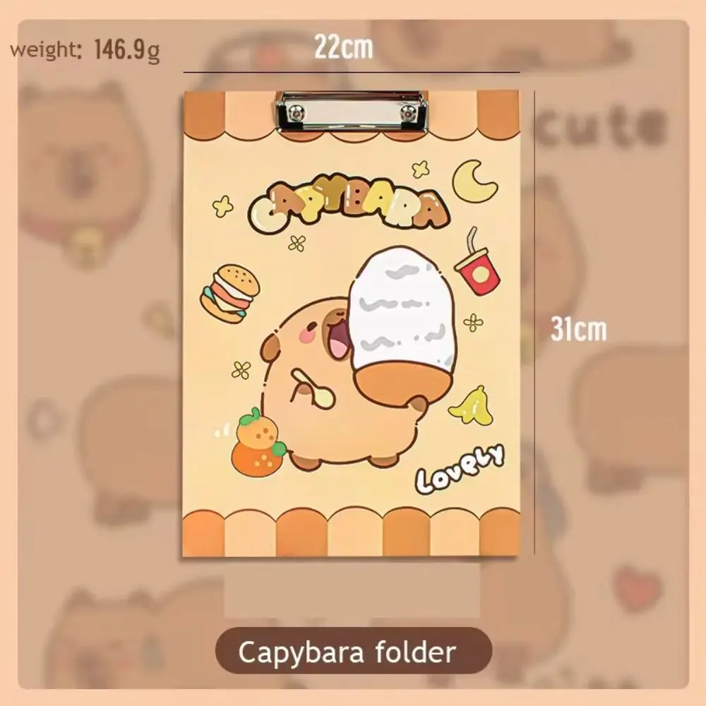 Aesthetic A4 Board Clip Folder File Storage Document Capybara File Folder Paper Holder Good-looking Writing Clipboard
Aesthetic A4 Board Clip Folder File Storage Document Capybara File Folder Paper Holder Good-looking Writing Clipboard