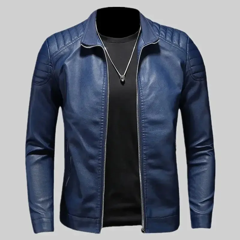 2024 Spring Men's Moto PU Leather Jaet ort Sle V-Ne Seven Sve Length Simple Design Motorcycle Leather Jaet
2024 Spring Men's Moto PU Leather Jaet ort Sle V-Ne Seven Sve Length Simple Design Motorcycle Leather Jaet