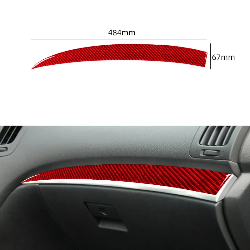 Carbon Fiber Car Copilot Dashboard Trim Strip Sticker Interior Cover for Infiniti G37 2010 2011 2012 2013 Accessories
Carbon Fiber Car Copilot Dashboard Trim Strip Sticker Interior Cover for Infiniti G37 2010 2011 2012 2013 Accessories