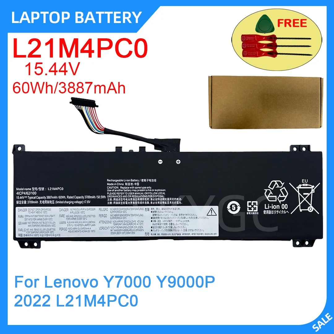 Новый аккумулятор для ноутбука L21M4PC0 15.44V 60WH 3887mAh высокого качества для Lenovo Y7000 Y9000P 2022 L21M4PC0
Новый аккумулятор для ноутбука L21M4PC0 15.44V 60WH 3887mAh высокого качества для Lenovo Y7000 Y9000P 2022 L21M4PC0