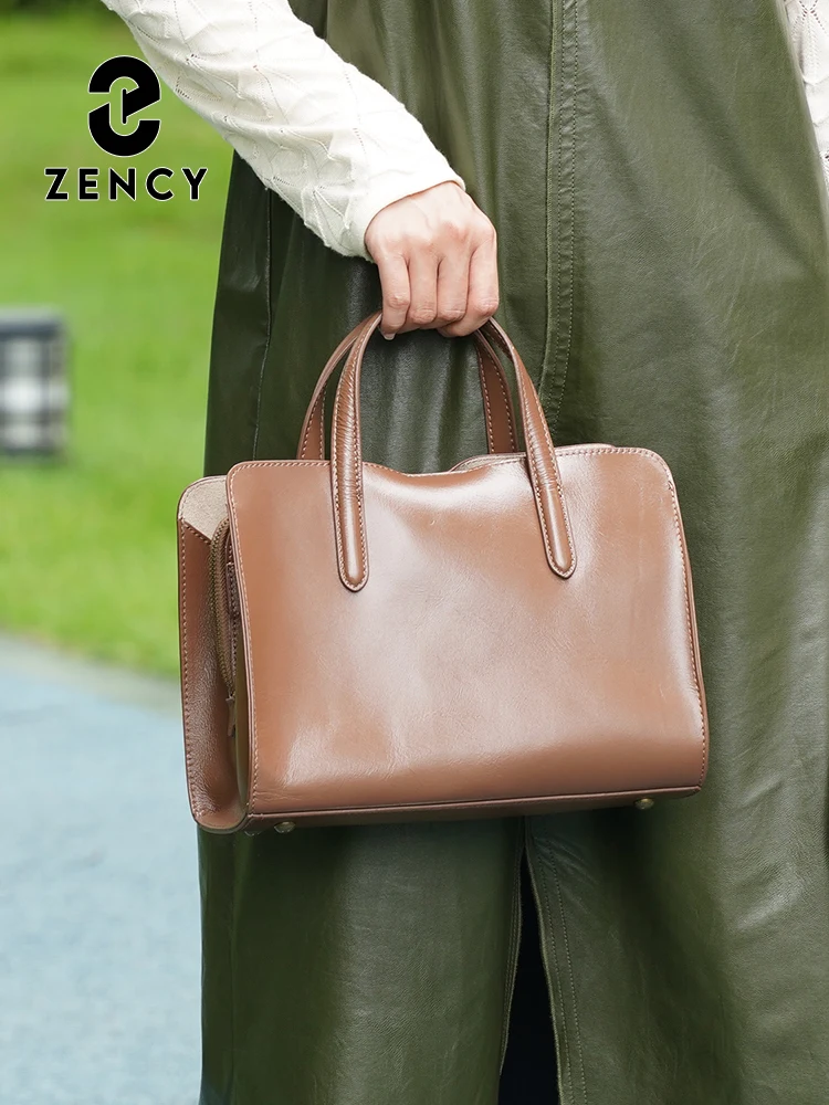 Женские сумки Zency из вощеной кожи, мягкая сумка через плечо из воловьей кожи
Женские сумки Zency из вощеной кожи, мягкая сумка через плечо из воловьей кожи