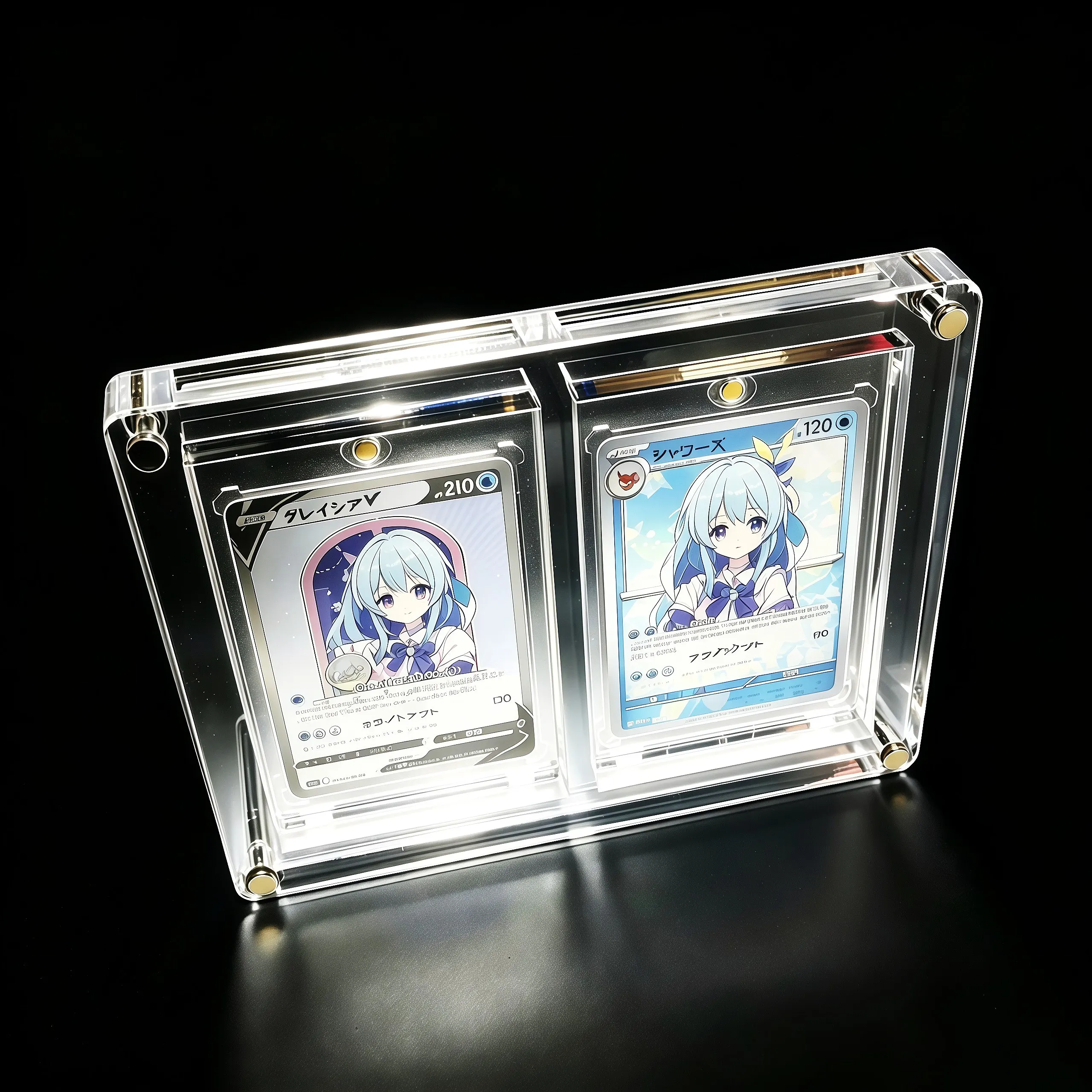 PTCG Display stand Polaroid picture frame 35PT Extra Thick Pokemon Yu Gi Oh Card shot extra Action Stuck brick-2 Slots
PTCG Display stand Polaroid picture frame 35PT Extra Thick Pokemon Yu Gi Oh Card shot extra Action Stuck brick-2 Slots