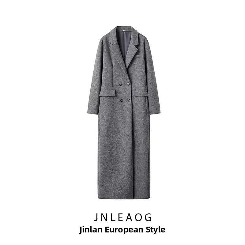 JNLEAOG Autumn New Women's Casual Long Buttoned Woolen Coat Street Sle Polyester Fiber Long Sve Faionable Coat
JNLEAOG Autumn New Women's Casual Long Buttoned Woolen Coat Street Sle Polyester Fiber Long Sve Faionable Coat