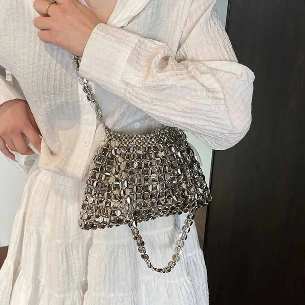 Mini Sequin Evening Banquet Bag Temperament Mini Glitter Shoulder Bag Small Purse Underarm Bag Silver Shiny Bag Wedding
Mini Sequin Evening Banquet Bag Temperament Mini Glitter Shoulder Bag Small Purse Underarm Bag Silver Shiny Bag Wedding