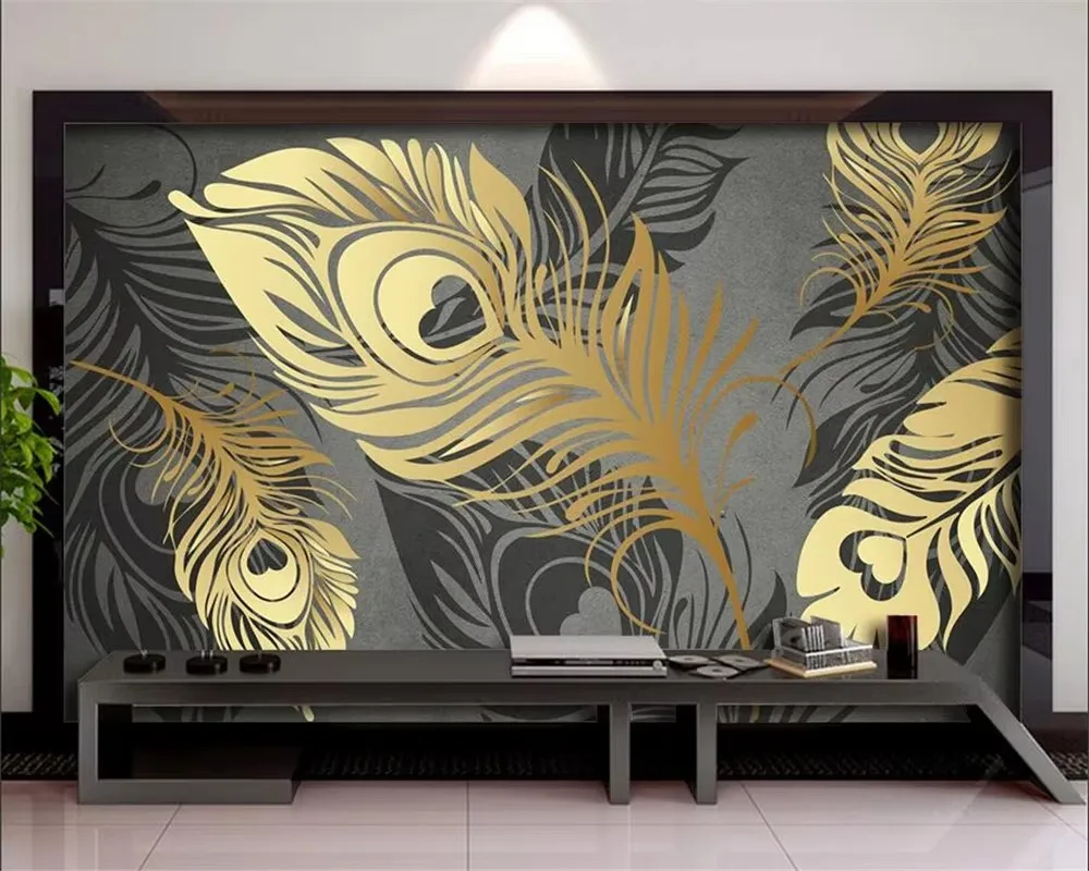 Custom any size wallpaper 3D mural cement texture feather TV background wall art living room bedroom decorative wallpaper
Custom any size wallpaper 3D mural cement texture feather TV background wall art living room bedroom decorative wallpaper