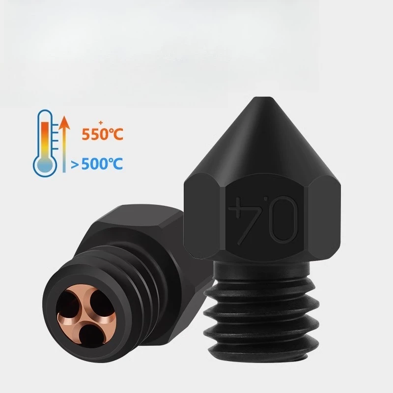 3D printer parts FOR MK8 hardened steel CHT nozzle three-hole clone high flow resistance high temperature wear resistance
3D printer parts FOR MK8 hardened steel CHT nozzle three-hole clone high flow resistance high temperature wear resistance